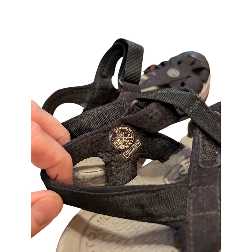 Keen Rose Sandals Womens 8.5 Black Hiking Water Shoes 1008783 - Picture 2 of 8